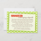 Christmas Cookie exchange & étiquette invitation (Dos)