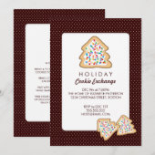 Christmas Cookie Exchange Fête Invitation (Devant / Derrière)