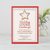 Christmas Cookie Exchange Holiday Sweet Invitation (Debout devant)