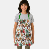 Christmas Cookie Pattern Kids  Schort (Insitu)