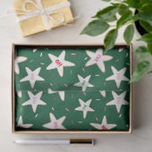 Christmas Cookie Pattern Tissuepapier (Geschenk)