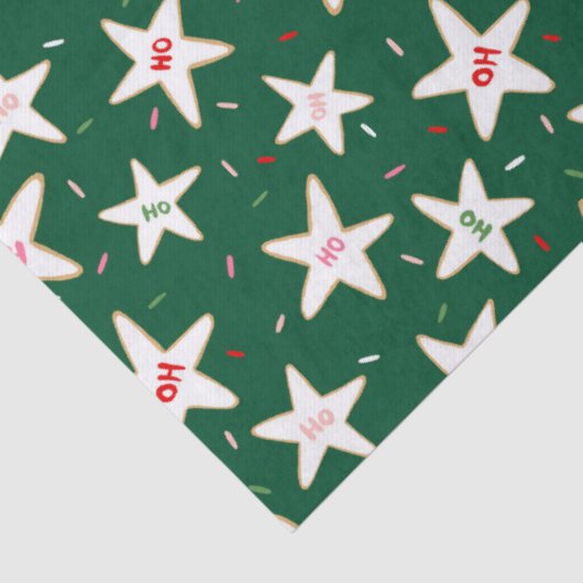 Christmas Cookie Pattern Tissuepapier (Detail)