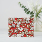 Christmas Cookie Recept Kaart (Staand voorkant)