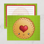 Christmas Cookie Recipe card Briefkaart (Voorkant / Achterkant)