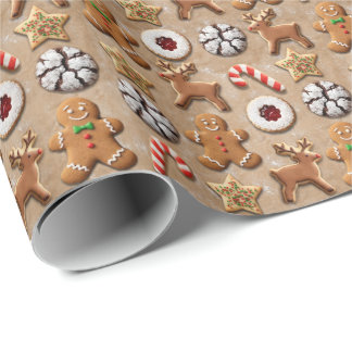 Christmas Cookie Wrapping Paper – Festive Holiday Cadeaupapier