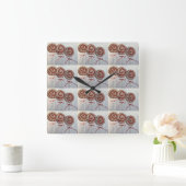 **CHRISTMAS COOKIES** CLOCK VIERKANTE KLOK (Huis)
