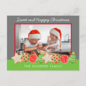 CHRISTMAS COOKIES PHOTO CARTE POSTALE (Devant)