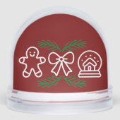 Christmas Cookies & Snow Globe Festive Design (Avant)