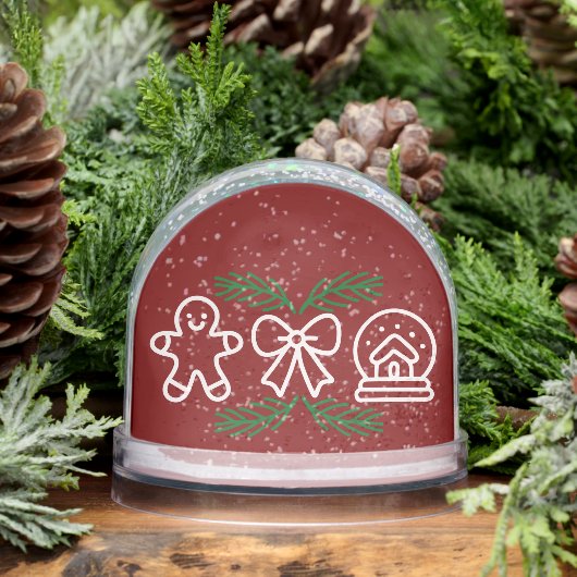 Christmas Cookies & Snow Globe Festive Design (Hiver)