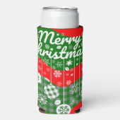 Christmas Cooler – White Ornaments & Merry Xtmas (Seltzer Voorkant)