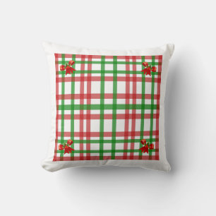 Christmas Country Plaid Pillow Kussen