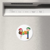 Christmas Couple Magnet Magneet (Insitu (Vaatwasser))