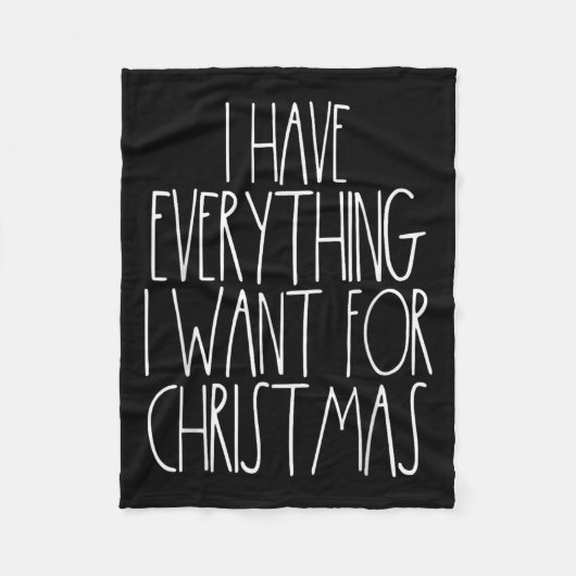 Christmas Couple Shirt Funny Xmas Matching I Have Fleece Deken (Voorkant)