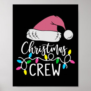 Christmas Crew 2023 Schattigee familie matching Pa Poster