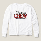 Christmas CREW – Buffalo Plaid Matching Family (Voorkant)