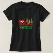 Christmas Crew Family Matching Buffalo Tree Xmas.p T-shirt (Design voorkant)