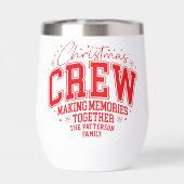 Christmas Crew Personalized Family Name (Arrière)
