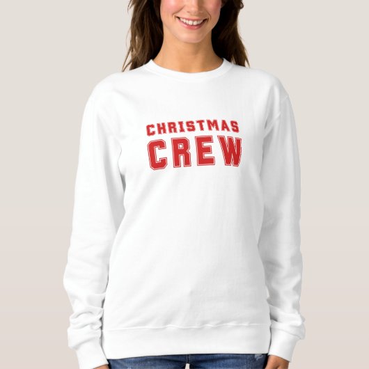 Christmas Crew Red Sweater (Voorkant)