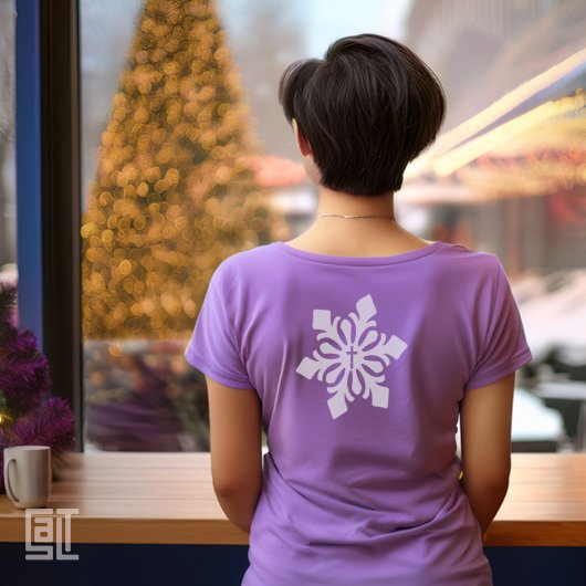 Christmas Cross Snowflake Ornate Classic T-shirt