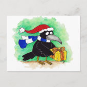 CHRISTMAS CROW briefkaart van Nicole Janes (Voorkant)