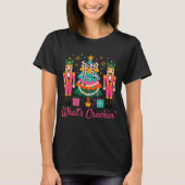 Christmas Crushing It Nutcracker - Funny Retro Ugl T-shirt (Voorkant)