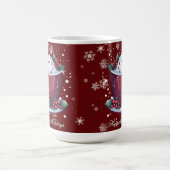 Christmas Cup of Hot Chocolate | Red Coffee Mug (Centre)
