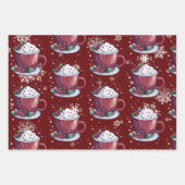 Christmas Cup of Hot Chocolate | Red Inpakpapier Vel (Voorkant 2)