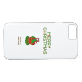 Christmas Cupcake Apple iPhone 8/7 Coque (Dos (Horizontal))