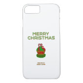 Christmas Cupcake Apple iPhone 8/7 Coque (Dos)
