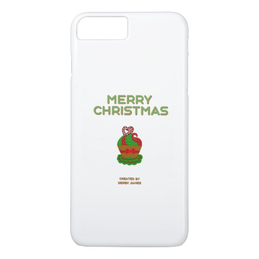 Christmas Cupcake Apple iPhone 8/7 Plus Coque (Dos)