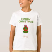 Christmas Cupcake Boy's White Basic T-Shirt (Voorkant)