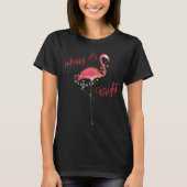 Christmas Cute Nk Flamingo String Lights T Shirt (Voorkant)