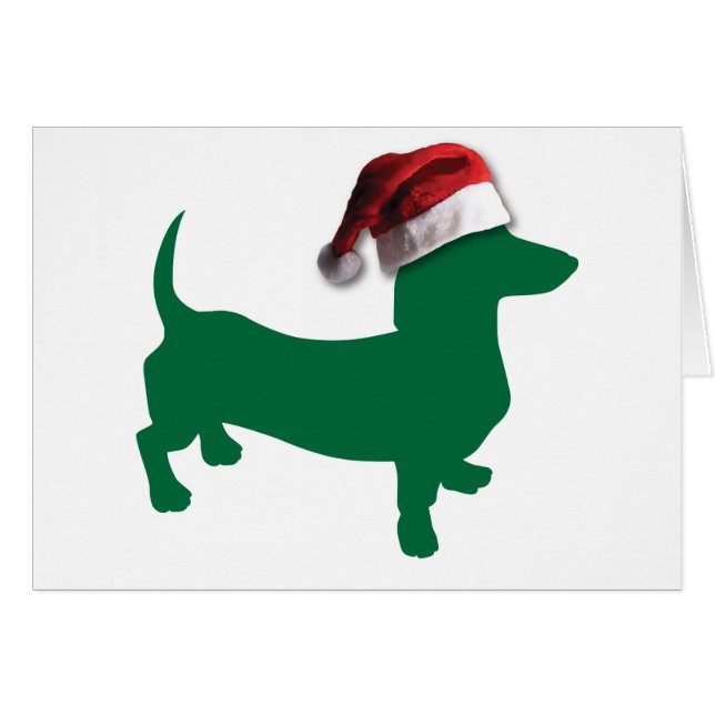 Christmas Dachshund (Devant horizontal)