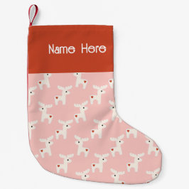 Christmas Dala Horse Minimal Retro Bold Pink Kleine Kerstsok