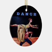 CHRISTMAS DANCE KERAMISCH ORNAMENT (Rechts)
