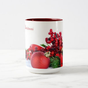 ****CHRISTMAS DECOR VOOR U*** TWEEKLEURIGE KOFFIEMOK