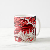 Christmas Decorated themed mug (Devant droit)