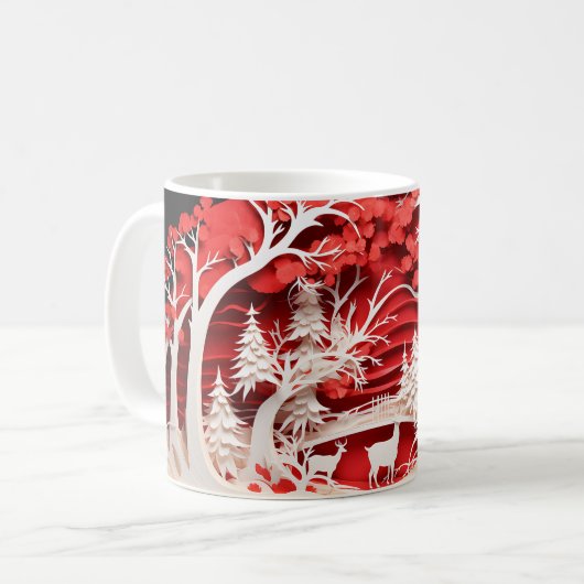 Christmas Decorated themed mug (Devant gauche)