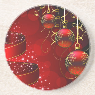 **CHRISTMAS DECORATIONS* SANDSTONE ONDERZETTER