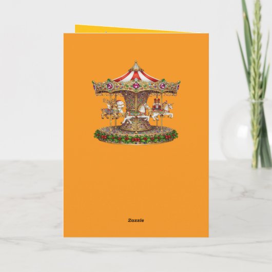 Christmas Decorative Card Feestdagen Kaart (Achterkant)