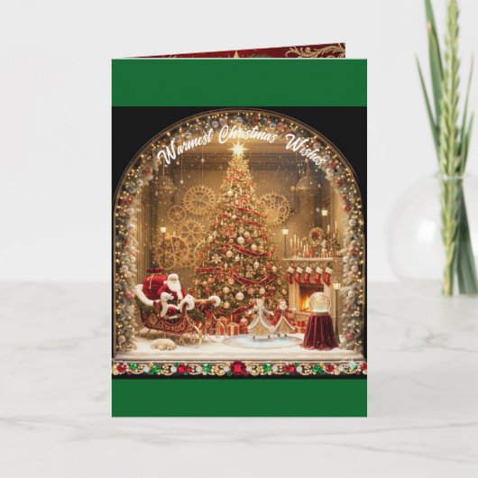 Christmas Decorative Card Feestdagen Kaart (Voorkant)