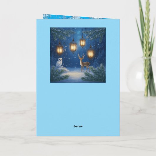 Christmas Decorative Card Feestdagen Kaart (Achterkant)