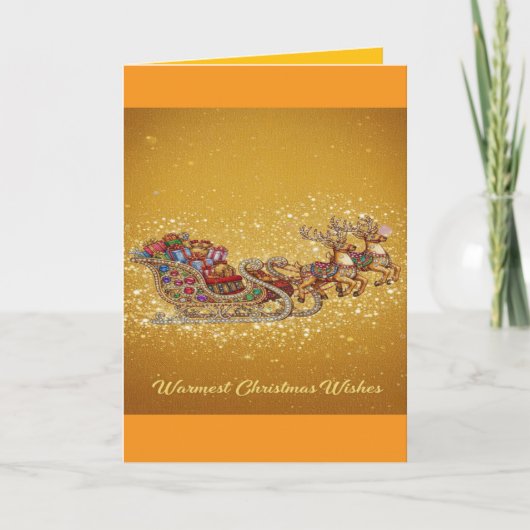 Christmas Decorative Card Feestdagen Kaart (Voorkant)