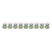 Christmas Decorative Ribbon, Elf Mushroom  Grosgrain Lint (Voorkant)