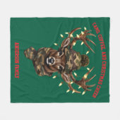 Christmas deer Fleece Blanket Deken (Voorkant (Horizontaal))