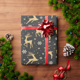 Christmas Deer Gift Wrap voor feestdagen Cadeaupapier