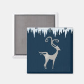 Christmas Deer Magnet (Recto/Verso)