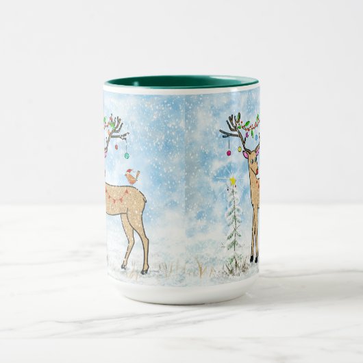 Christmas Deer Mug (Centre)