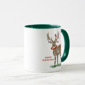 Christmas Deer Mug (Devant droit)