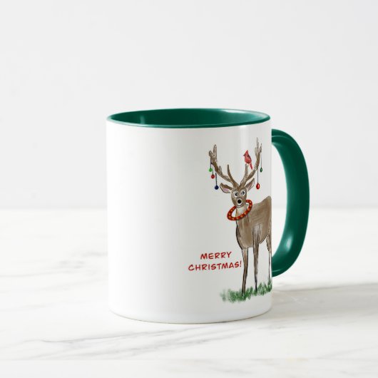 Christmas Deer Mug (Devant droit)